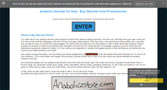 Desktop Screenshot of anaboliczstore.com
